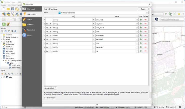 OpenStreetMap bevragen met de QuickOSM plugin in QGIS – HuizBlog