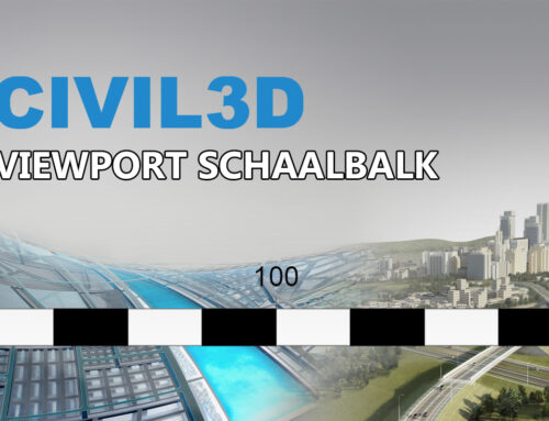 Viewport schaal koppelen aan schaalbalk in Civil 3D