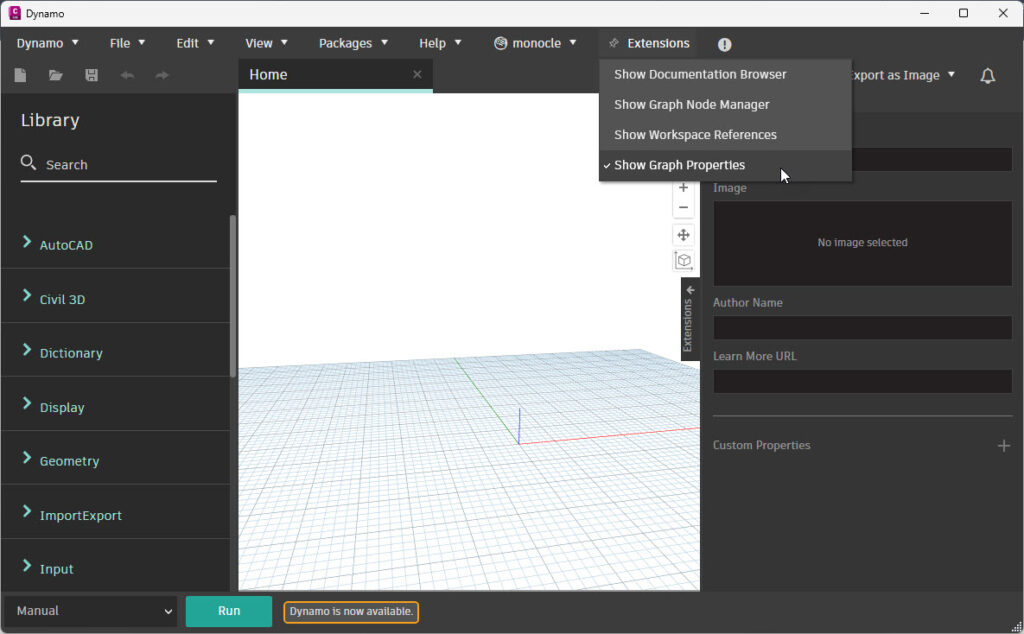 Metadata in Dynamo Civil 3D script opslaan – HuizBlog