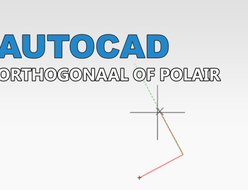 Wat is Polar en Ortho in AutoCAD