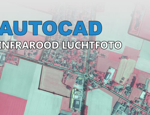 Infrarood luchtfoto maken in QGIS en importeren in AutoCAD