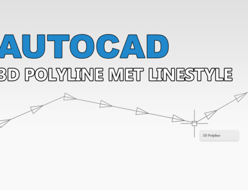 3D Polylines voorzien van een Linestyle in AutoCAD